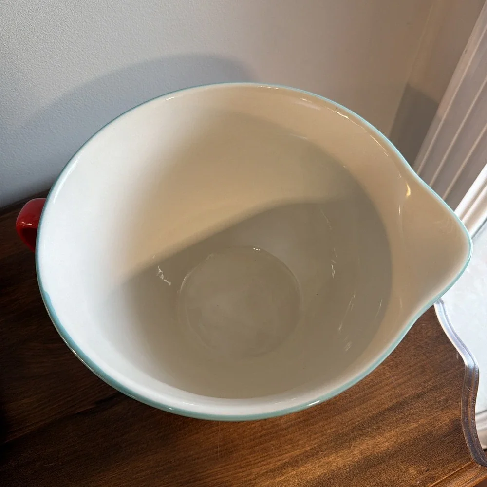 The PIONEER WOMAN-Flea Market 2.83 Quart Batter Mixing Bowl Red Polka Dot